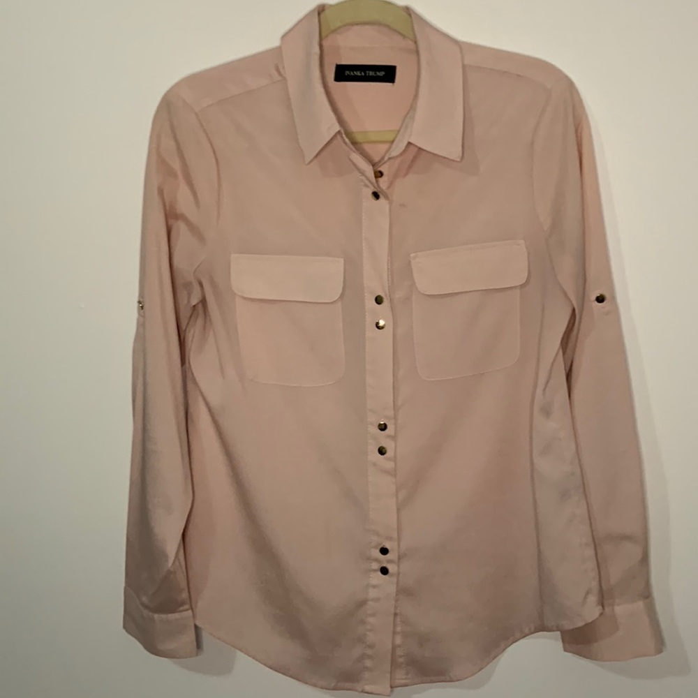 Ivanka Trump Pink Button Down Shirt